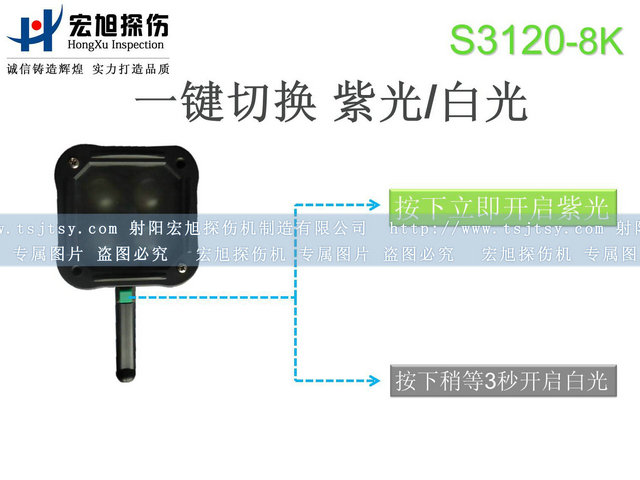 便携手持式探伤灯